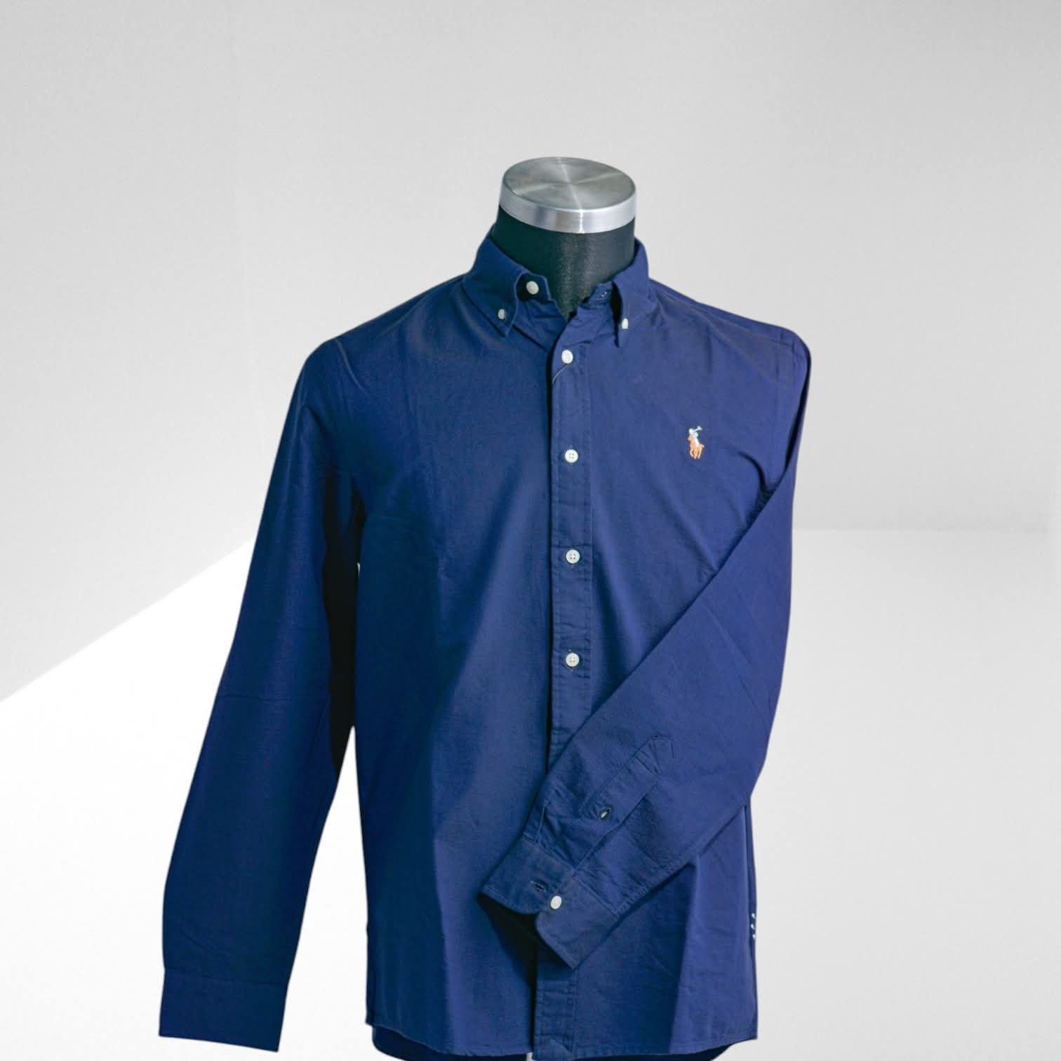 RALPH LAUREN PREMIUM SHIRT (NAVY BLUE)
