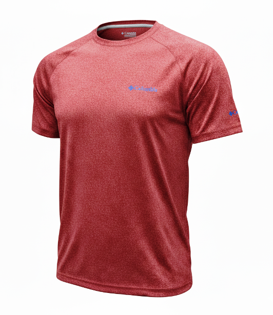 COLUMBIA MENS T-SHIRT (REDDISH PURPLE)